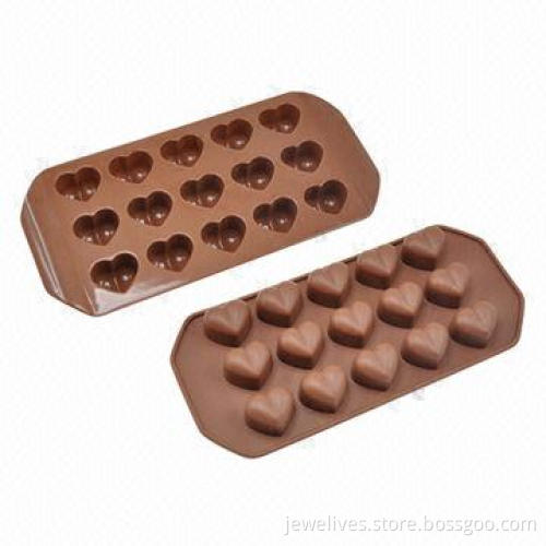 Silicone candy molds with 15 cavity
